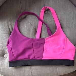 Soul Cycle Sports Bra - Pink and Purple
